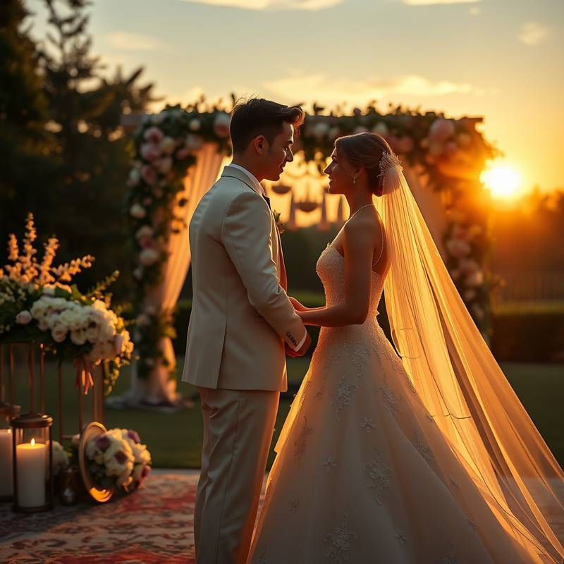 Foto de destaque de um casamento elegante